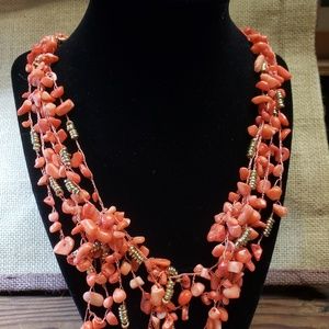 Kenneth Cole New York Red Stone Necklace